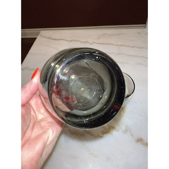 Libbey Double Old Fashioned Rocks Glasses Classic Smoke Gray 4 Modern Set of 2 - Picture 6 of 7